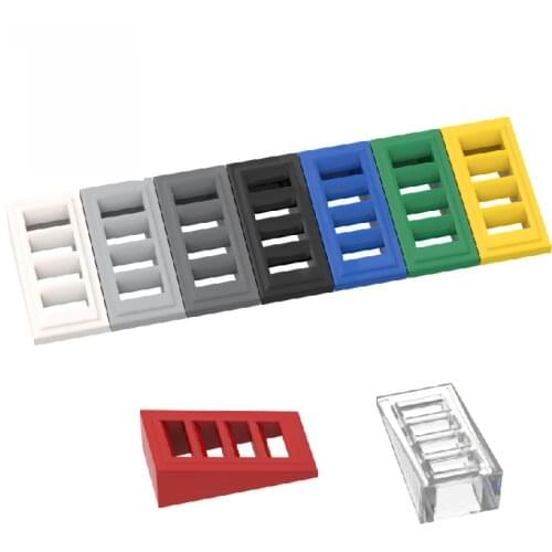 10 PCS Bricks Parts DIY 61409 2x1x2/318 Grille For Building Blocks Parts Compatible Brands Educational Parts Diy Toys