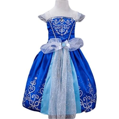 Baby Girls Princess Dresses for 2-11T Children Cosplay Costume Role-play Clothing Dress Kids Festival Party Christmas Vestidos