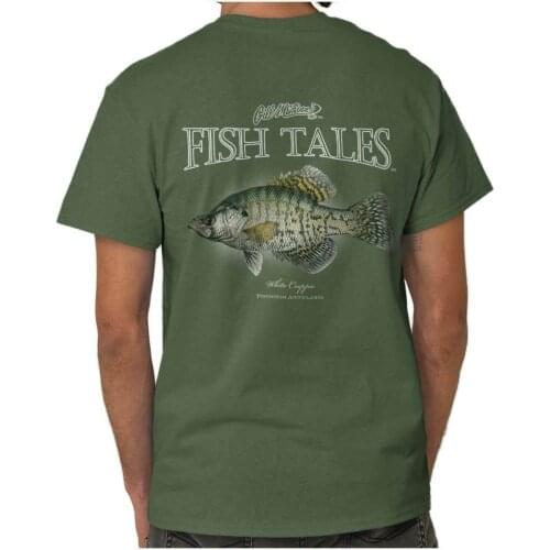 Unique White Crappie Fishing Fisherman Angler Gift T-Shirt Summer Cotton Short Sleeve O-Neck Mens T Shirt New S-3XL
