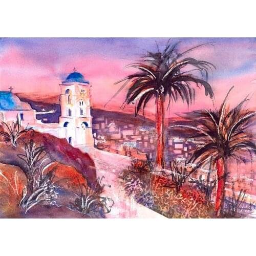 GATYZTORY Frame DIY Painting By Numbers Landscape Drawing On Canvas Adult Child HandPainted Gift Home Decor Wall Art 60x75cm