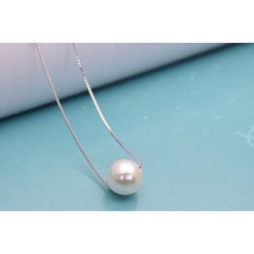 Fashion Simple Baroque Princess Pearl Pendant Fashion Lady Imitation Pearl Clavicle Chain Charm Lady Wedding Engagement Jewelry