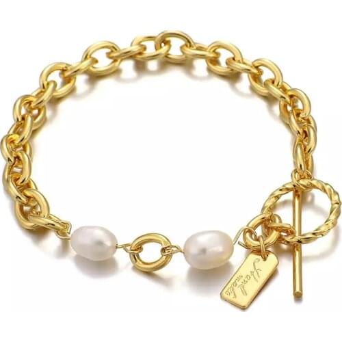 Fashion Chain Bracelet on Hand for Women Female Bohemian Luxury Vintage Portrait Pearl Gold Bracelet Bangles 2021 Trend Jewelry