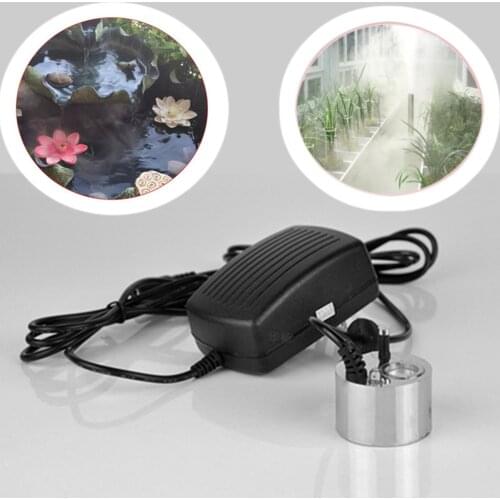 New 400mL/H Mist Maker DC 24V Ultrasonic Air Humidifier With US Plug 1 LED Fogger Nebulizer Atomizer Head Ultrasonic Humidifier