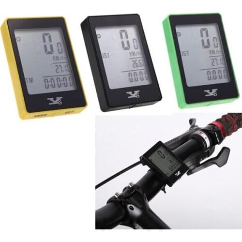 New Waterproof wireless Bike Bicycle Computer Cycling Odometer Speedometer Touch Button LCD Backlight Backlit stopwatch BCP0003