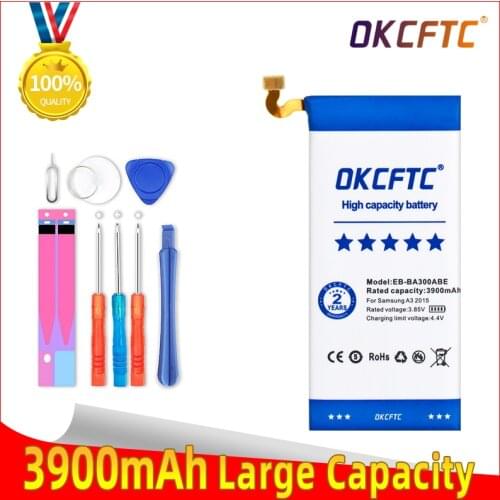 Original Battery EB-BA300ABE For SAMSUNG GALAXY A3 2015 A3009 A300 A300X A300H A300F A300FU A300G A300M A3000 3900mAh