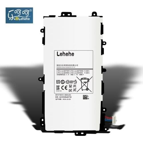 Original LEHEHE SP3770E1H Battery for Samsung Tablet Tab Note 8.0 / 510 Note 8.0 3G GT-N5100 N5100 4600mAh with Tools