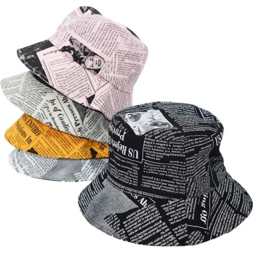 Summer Letter Bucket Hat Women Men Fashion Hip Hop Fisherman Hat Panama Outdoor Harajuku Girls Sunscreen Adjustable Sun Hat Bob