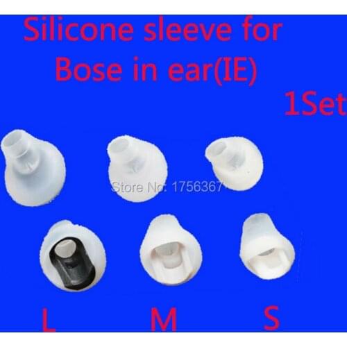 Replace Silicone sleeve for Bose IE earphones(Earmuffs/ headphone cushion) jn ear ear pad