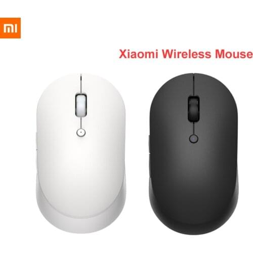 Xiaomi Mi Wireless Mouse Silent Editon Bluetooth USB Dual Mode Connection Protable Mini Wireless Mouse Global Version