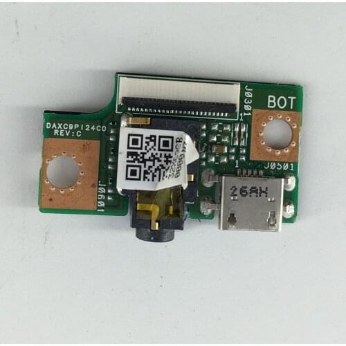 DAXC9P124C0 REV:C USB Charging Dock Connector Board Flex cable With Headphone plug jack For Asus T1Chi T100Chi T1 CHI T100 CHI