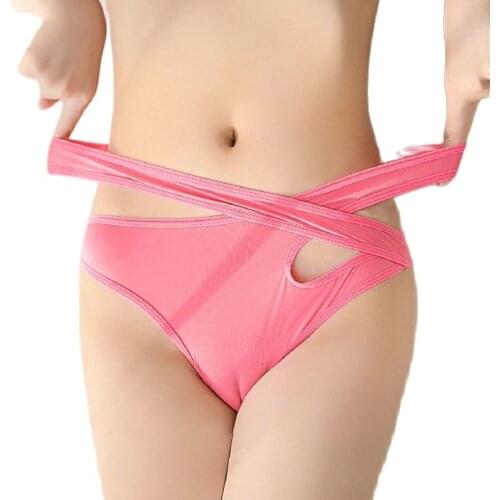 Woman Sexy Hollow Out Briefs Fun Lingerie Beauty Temptation Pierced Underclothes High Elastic Thin Hot Erotic Fun Sexy Underwear