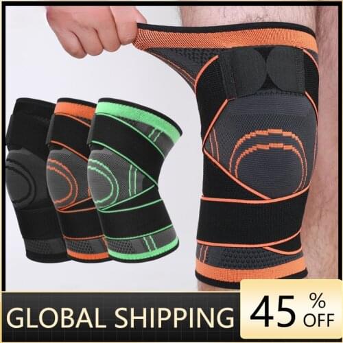 1 piece Men Women Knee Support Compression Sleeves Joint Pain Arthritis Relief Running Fitness Elastic Wrap Brace Knee Pads