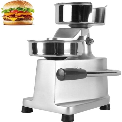 100mm-150mm Manual Hamburger Press Burger Forming Machine Round Meat Shaping Aluminum Machine Forming Burger Patty Makers