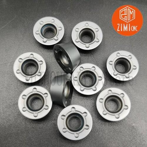 100% original RPMT1204MO round blade milling blade carbide milling cutter R6 round nose cutter can be indexed milling insert