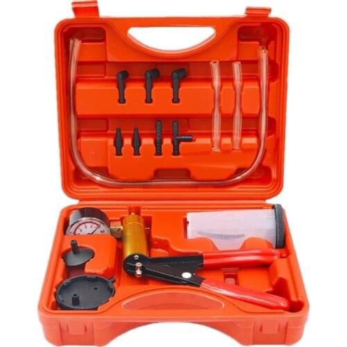 15PCS Vacuum Pump Brakes Pumping Hand Held Vacuum Pistol Pump Brake Bleeder Brake Fluid Vacuum Pump For Pumping Brakes