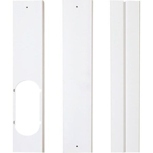 GTBL 3Pcs 55-165cm Mobile Air Conditioner Wind Sheild Air Vent Duct Window Slide Seal Kit Plate for Portable Air Conditioner