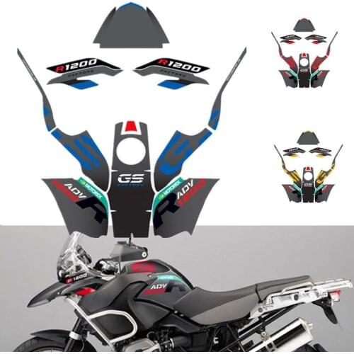 Motorcycle Scratch-Resistant Sticker Protection Body Decorative Film Decal Stickers For BMW R1200GS ADV r1200gs adv 2008-2012