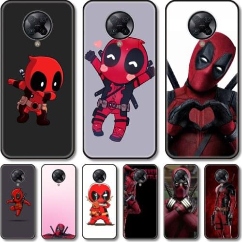 Cute hero Phone Case For xiaomi Poco M2 M3 C3 X3 F2 F3 Lite NFC Pro Anime Black Cover Silicone Back Pretty tpu