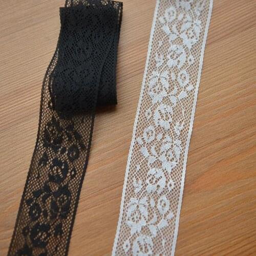 Hot sale Lace accessories Soft chemical fiber lace material 3.5cm wide G696