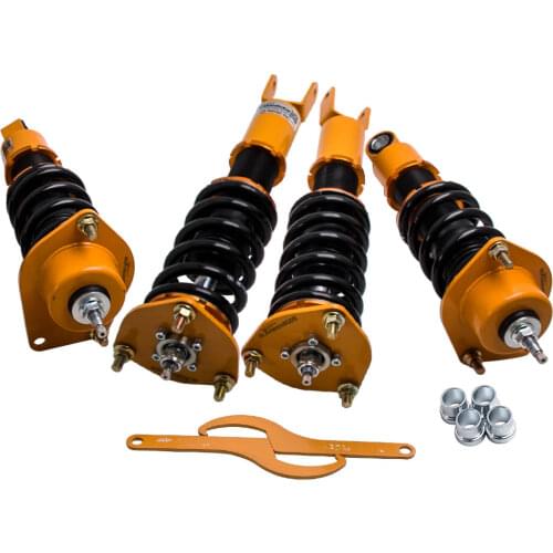 Coilovers 24 Ways Adjustable Damper Coilover Shock Strut for Mazda RX8 RX-8 2004-2011 Suspension Kit 4PCS