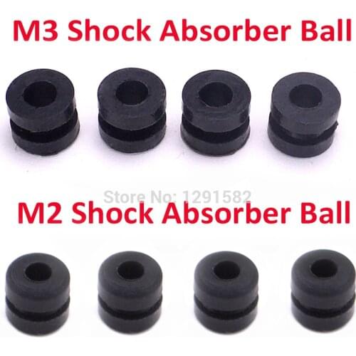 M2 M3 Anti-vibration Rubber Shock Absorber Suspension ball Shock Damping Ball for M2 M3 Mounting Hole flight controller board