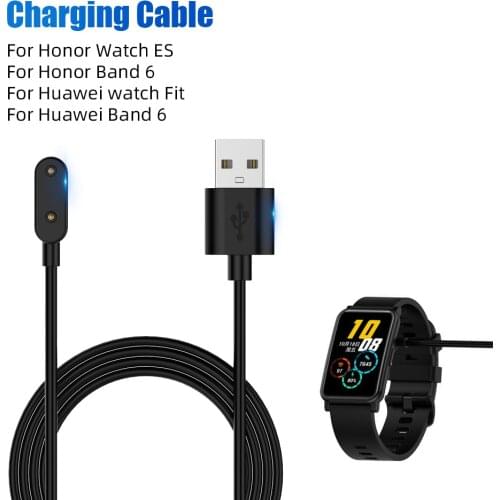Magnetic Adapter USB Charging Cable Cord Base Portable Charger For Huawei Watch Fit Huawei Band 6 Honor Watch ES Honor Band 6