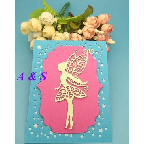 Y28 METAL CUTTING DIES Gold/Silver Angel Scrapbook card paper craft party decoration embossing stencil cutter