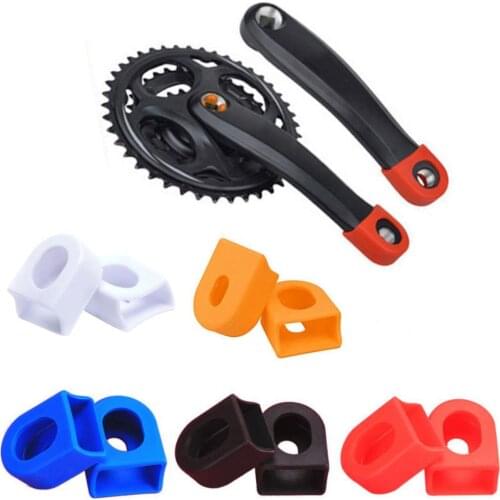 MTB Road Bicycle Sprocket Protection Crankset Crank Guard Bike MTB Arm Boots Chain Ring Protective Cover Bike Accessory 1Pair