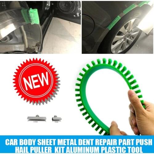 Car Body Sheet Metal Dent Repair Part Push Hail Puller Kit Aluminum Plastic Tool
