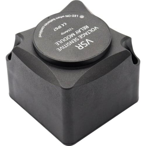 Voltage Sensitive Relay Automatic Charging Relay Dual Battery Smart Isolator 12V/140A(VSR)with Wiring Kit
