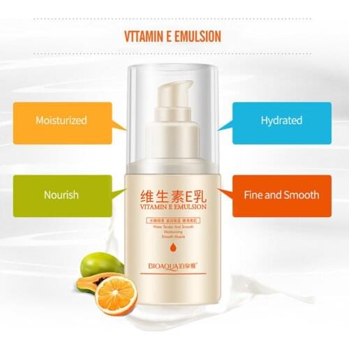 New 100ml Vitamin E Emulsion Refreshing Moisturizing Gently Nourish Smooth Body Lotion