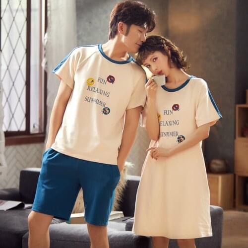 BEZL New Couple Pajamas Sleepwear Mens Pijama Women Man Casual Pair Pajamas Couple Night Suits Home Suit For Men Clothes Cotton