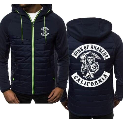 2021 New Men Hoodies for SONS OF ANARCHY Tools Spring Autumn Jacket Casual Sweatshirt Long Sleeve Zipper Hoody