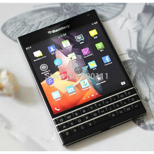 Original BlackBerry passport Q30 cell Phone unlocked Quad core 3GB RAM 32GB ROM english Arabic keyboard ,Free Shipping