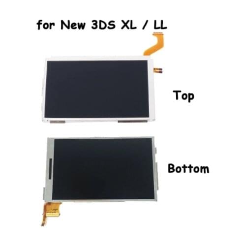 Original Top Upper Bottom LCD Screen Display Replacement For Nintend DS Lite For NDSL NDSi XL for New 3DS XL LL for New 2DS XL