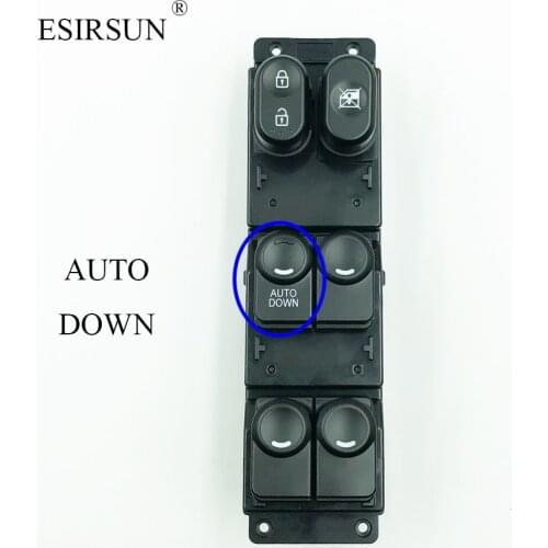 Esirsun Window Front Left Master Switch Fit For Hyundai Accent 2012 2013 2014 2015 2016 2017，935701R111，93570-1R111