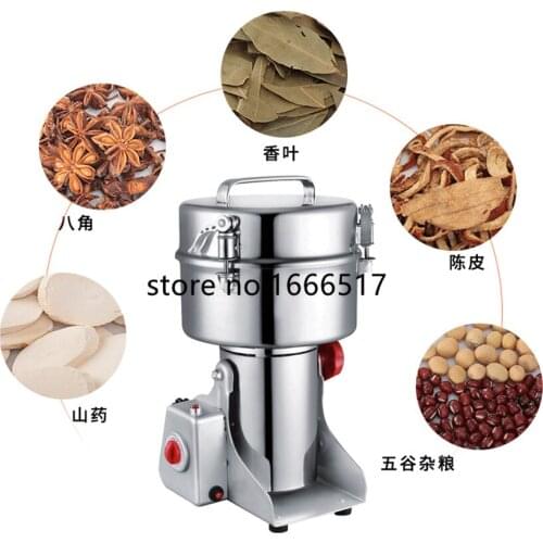 High quality 1500G Swing Type Portable Grinder Food ingredients Pulverizer Food herb Mill Grinding power machine ne