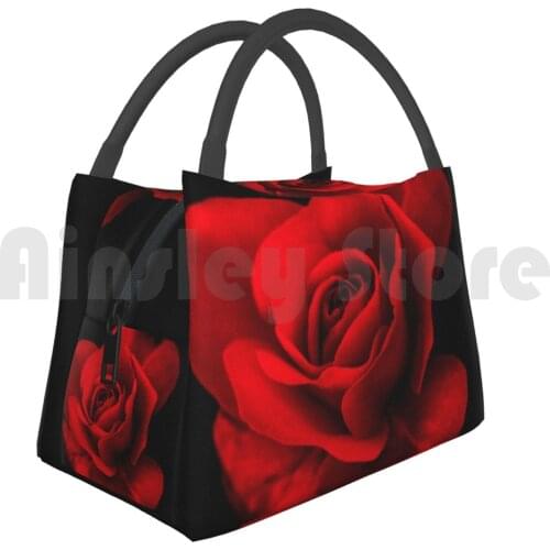 Cooler Lunch Bag Picnic Bag Red Rose 2433 Photosbybrooke Nature Flowers Flower Rose Petals Romance Wedding Love