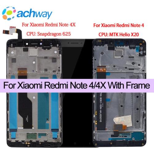 For Xiaomi Redmi Note 4X 4 X LCD Display Touch Screen Assembly Note4 Display Replacement+Tools For 5.5" Xiaomi Redmi Note 4 LCD