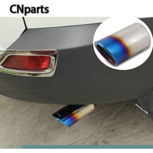 1PCS For Toyota Rav4 Rav 4 Accessories 2013 2014 Stainless steel Automobiles Car Exhaust Tip Muffler Pipe Covers