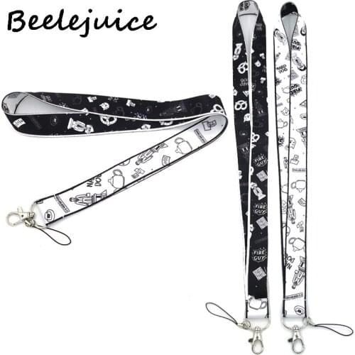 100pcs The office tv show Neck Lanyard keychain Mobile Phone Strap Badge Holder Rope Key Chain Keyrings cosplay Accessory Gift