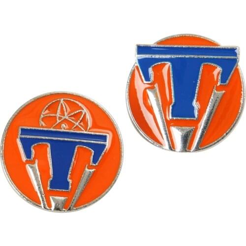 2pcs/set Tomorrowland Maxi Movie Jewelry Round Pins Badges Brooches High Quality Badge Brooch Pin with Enamel Lapel