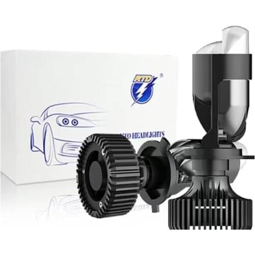 HCDLT 2PCS H4 9003 HB2 LED Headlight Bulb Kit H4 Car LED Projector Lens Lamp 20000LM Automobile High Low Beam Light 6000K White