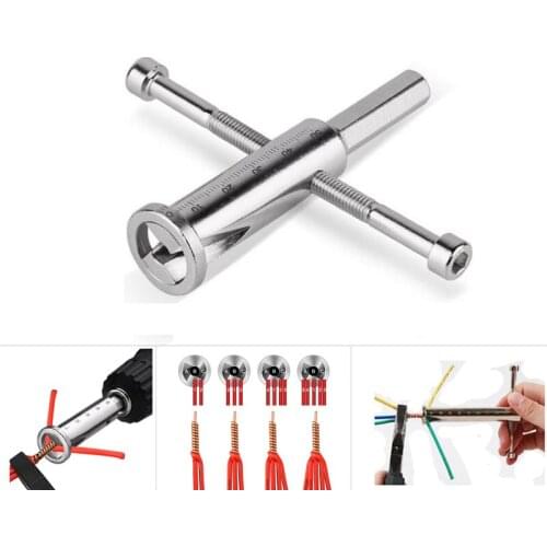 2 In 1 Wire Stripper Pliers Electric Handmade With Power Drill Wire Accessories Twisting Tools Wire Cable Decrustation Pliers