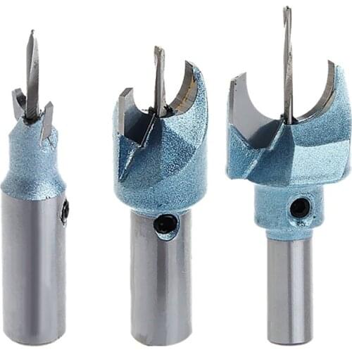 3 Pieces Router Bit Buddha Beads Ball Wooden Beading Drill Bit Woodworking Tool