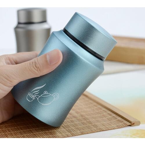 70*115mm Travel Portable Stainless Steel Sealed Tea Cans Coffee Beans Storage Container