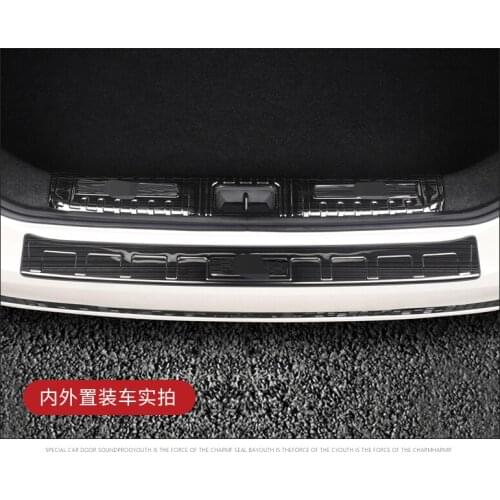 Car accessories For Nissan Sylphy 2020 Stainless Steel Rear Inner Trunk Boot Bumper Guard Plate Protector Molding Trim