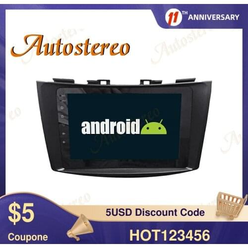 Car No DVD Player Android 9 8 Core GPS Navigation For Suzuki SWIFT 2013-2017 Auto Radio Stereo Head Unit Multimedia Player DSP