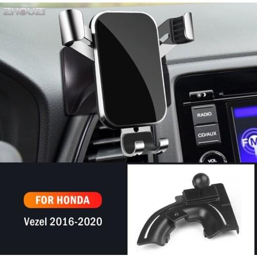 Car Mobile Phone Holder Mounts GPS Stand Gravity Navigation Bracket For Honda Vezel 2016 2017 2018 2019 2020 Car Accessories