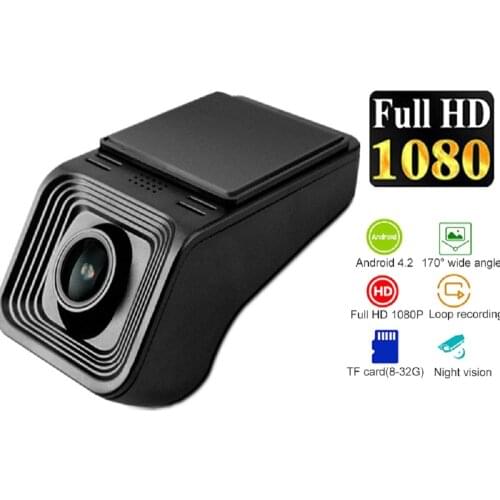 Car DVR USB Driving Recorder Single Lens Dash Camera ADAS Wide Angle Night Vision HD 1080P DVR For Car Android Navigation X10